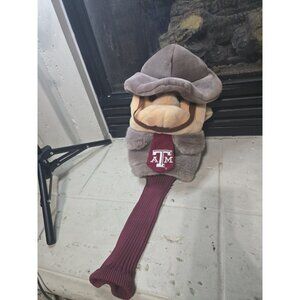 Team Golf Texas A&M Cadet Mascot Plush Jumbo Head Cover Aggie College NCAA